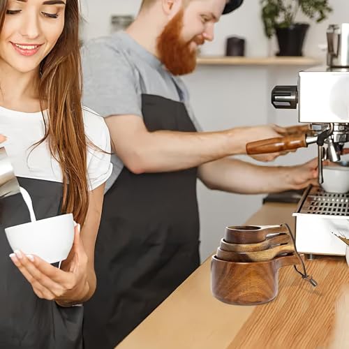 Cuchara de café de madera de granja para desayunos y repostería casera natural 6