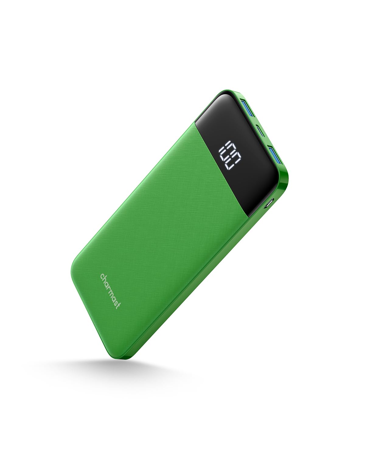 Charmast 10400mAh Power Bank Portable Charger USB C In/Output 5V 3A Battery Pack with LED Display Type C Power Pack Compatible with iPhone 15 14 13 12 11 Samsung S22 S21 Google iPad etc.