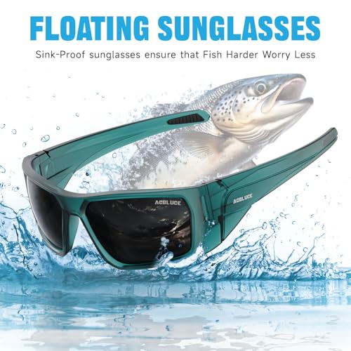 Image of Polarized Floating Fishing Sunglasses for Men Women
