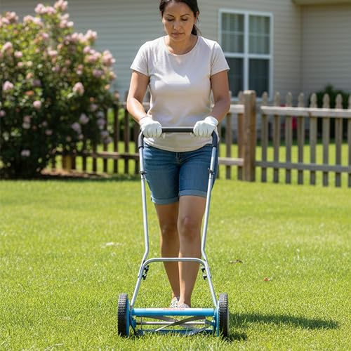 Image of American Lawn Mower 2205-14 14-Inch 5-Blade Reel Lawn Mower, U-Handle