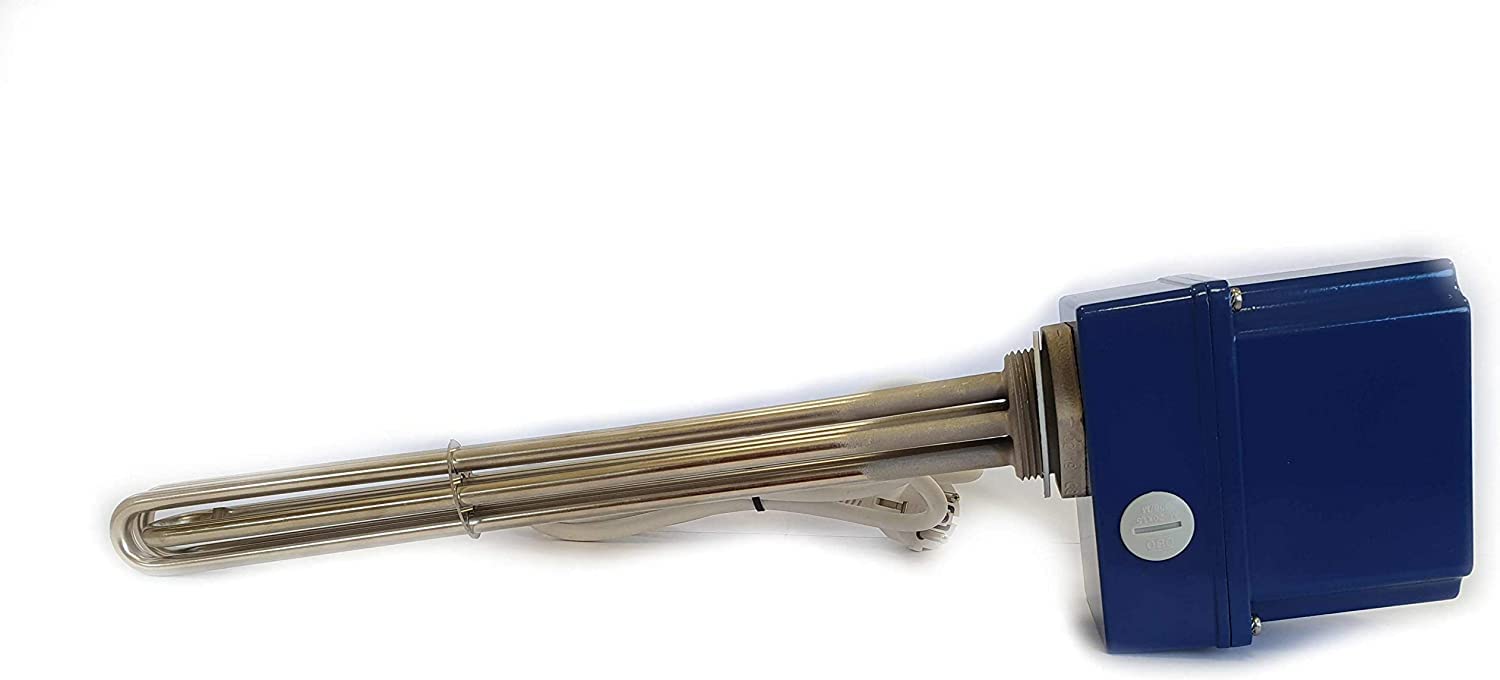 THERMIS TRG 20 Verwarmingselement, verwarmingspatroon met thermostaat, 3 kW, 3/230 V (5 kabels), G6/4 verwarmingselement voor waterreservoir, boiler, warmwaterboiler, waterverwarming THERMIS TRG 20 Verwarmingselement, verwarmingspatroon met thermostaat, 3 kW, 3/230 V (5 kabels), G6/4 verwarmingselement voor waterreservoir, boiler, warmwaterboiler, waterverwarming