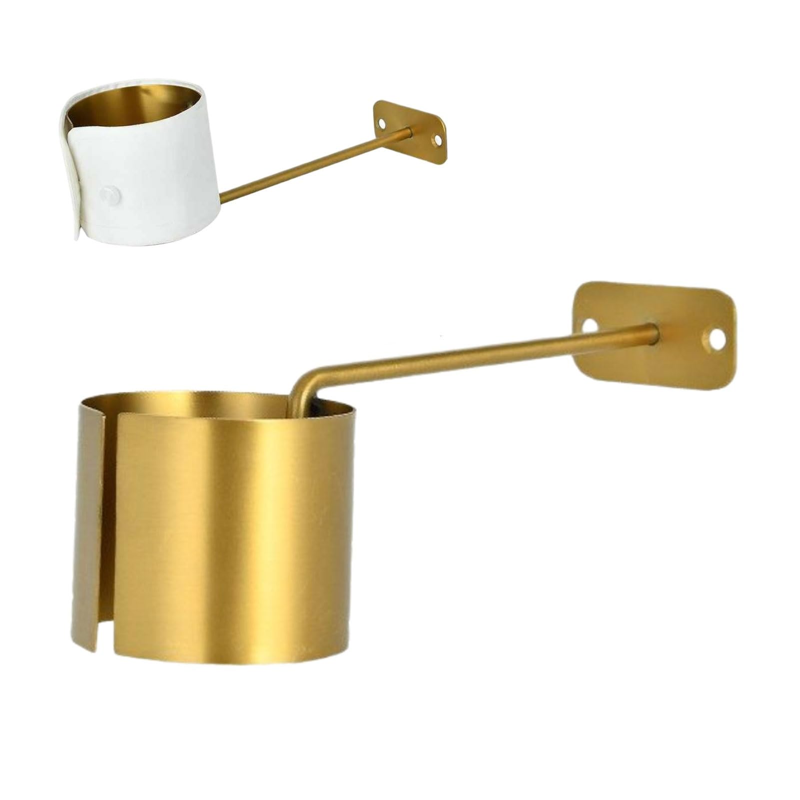 Espositore regolabile da parete in acciaio inox, per negozio di abbigliamento, confezione da 2, ideale per organizzare accessori per abiti