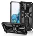 Produktbild AFARER HandyHülle Kompatibel mit Samsung Galaxy A51, Rugged Outdoor Schutzhülle mit Ständer,Dual Layer Hard PC + TPU hülle -Schwarz