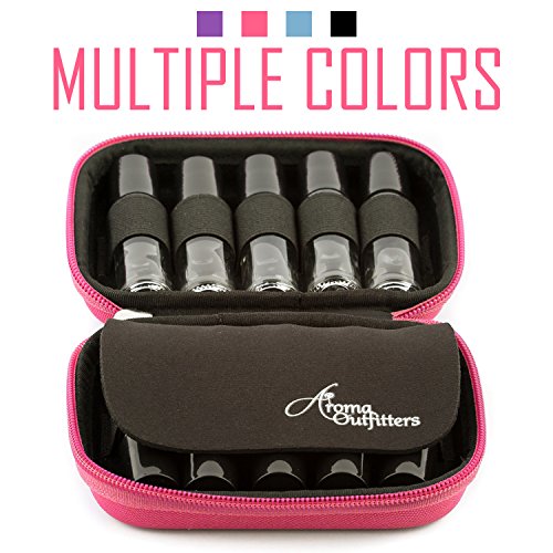 Essential Oil Carrying Case  Premium Protection for Roller Bottles  Hard Shell Case Protects up to 10 bottles - Perfect for Travel