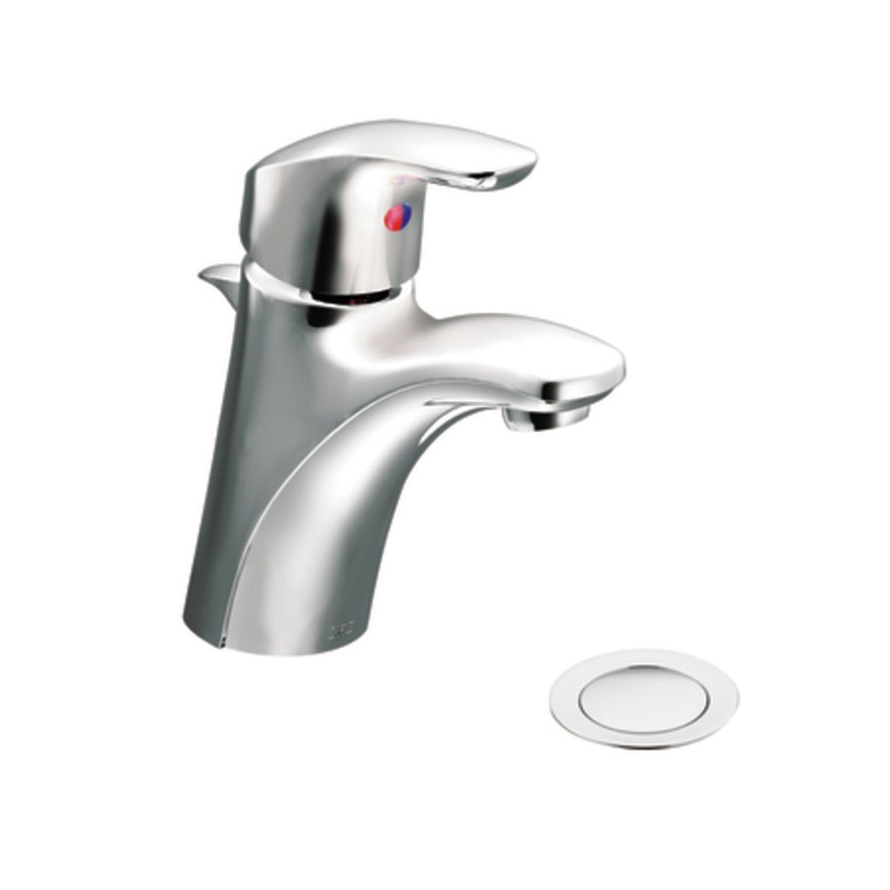 Cleveland Faucets CA42712 Baystone Single-Handle Bathroom Faucet with 50/50 Pop-Up Drain, Chrome