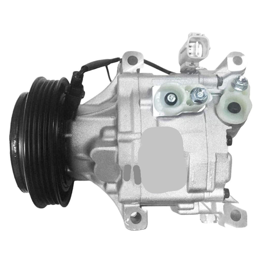 A/C Compressor Compatible with Yaris and Miata SCSA06C Systems - Replaces 447180-8750, 447220-6067, 447220-6651, 447220-6871, 447260-7300, 447260-7810