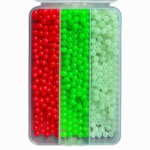 KAYYIPEX Fishing Beads in Dark Fishing Line Bead Saltwater Freshwater