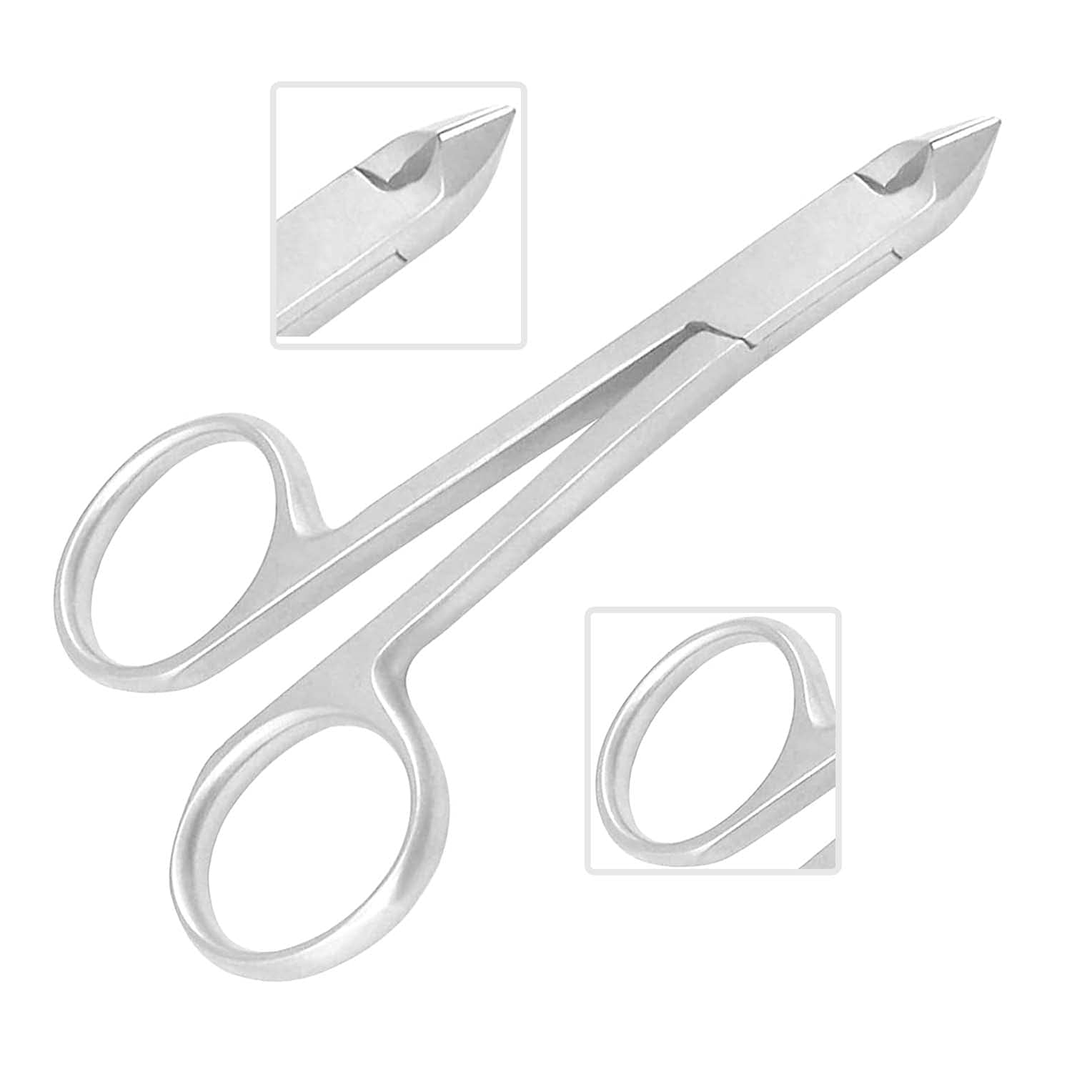 Cuticle Nipper Scissors Style,cuticle Clipper, Nail Clipper,with Scissors Style,mini Clipper/nipper -half Jaw