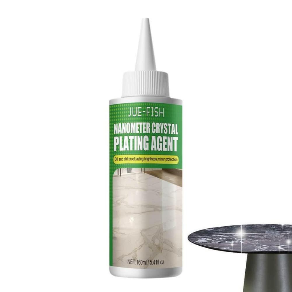 MOCIUN 3PCS Stone Crystal Plating Agent Marble Polishing Nano Crystal Liquid Stone Crystal Plating Agent for Marble/Granite/Travertine