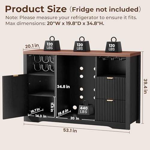 Smart Coffee Table with Refrigerator