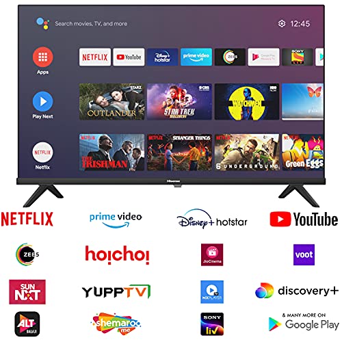Hisense 80 cm (32 inches) Android 11 Series HD Ready Smart Certified Android LED TV 32A4G (Black) - Image 4