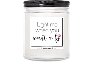 YouNique Designs Light Me When You Want a BJ Candle, 7 Ounces, Candles for Men