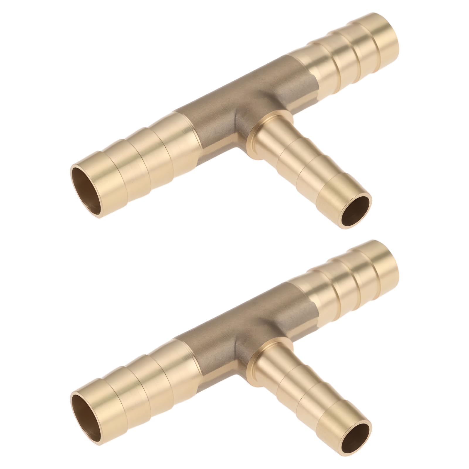Joyway - Barra a T per tubo da 11/32, con raccordo a 3 vie, in ottone, per acqua/carburante/aria