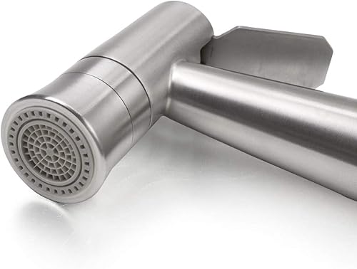 Miniatura 6 de Soosi - Pulverizador de bidé de mano para inodoro, cabezal rociador de doble modo (jetsuave), rociador de pañales de tela para bebé, bidé para