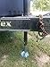 Red Hound Auto Adjustable Trailer Jack Drop Leg for 2 Inch Inner Diameter Jacks Foot Pad Insert Camper Trailer Extra Height - Read Full Description to Ensure Fitment