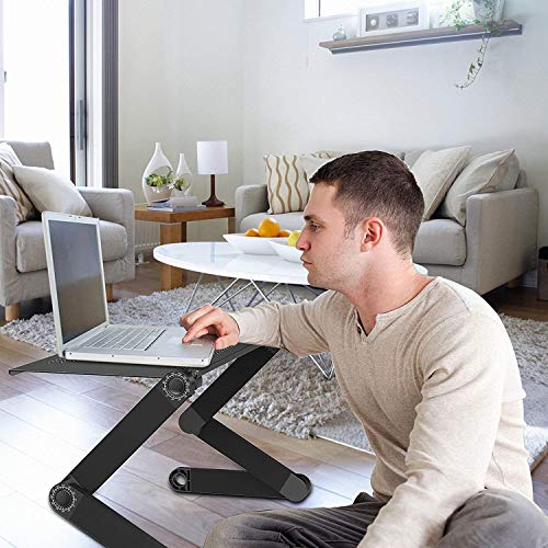 moxuan Adjustable Laptop Stand for Bed Computer Table Desk for Laptop