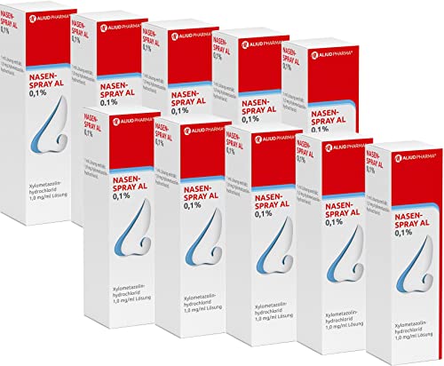 Nasenspray AL 0 1% für Erwachsene inclusive einer Handcreme von vitenda (10x10ml) - Bei Schnupfen und verstopfter Nase