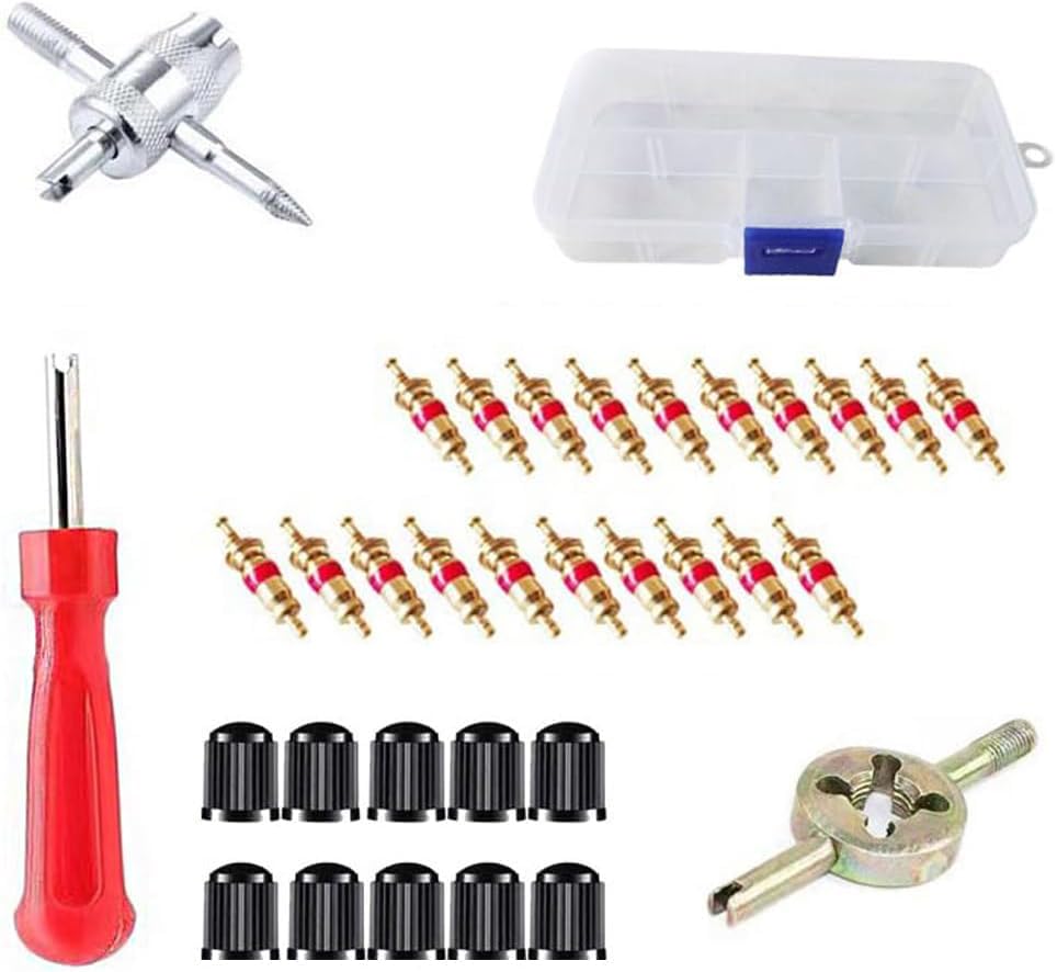 Amazon.co.jp: タイヤバルブコア タイヤ修理ツール 虫回し