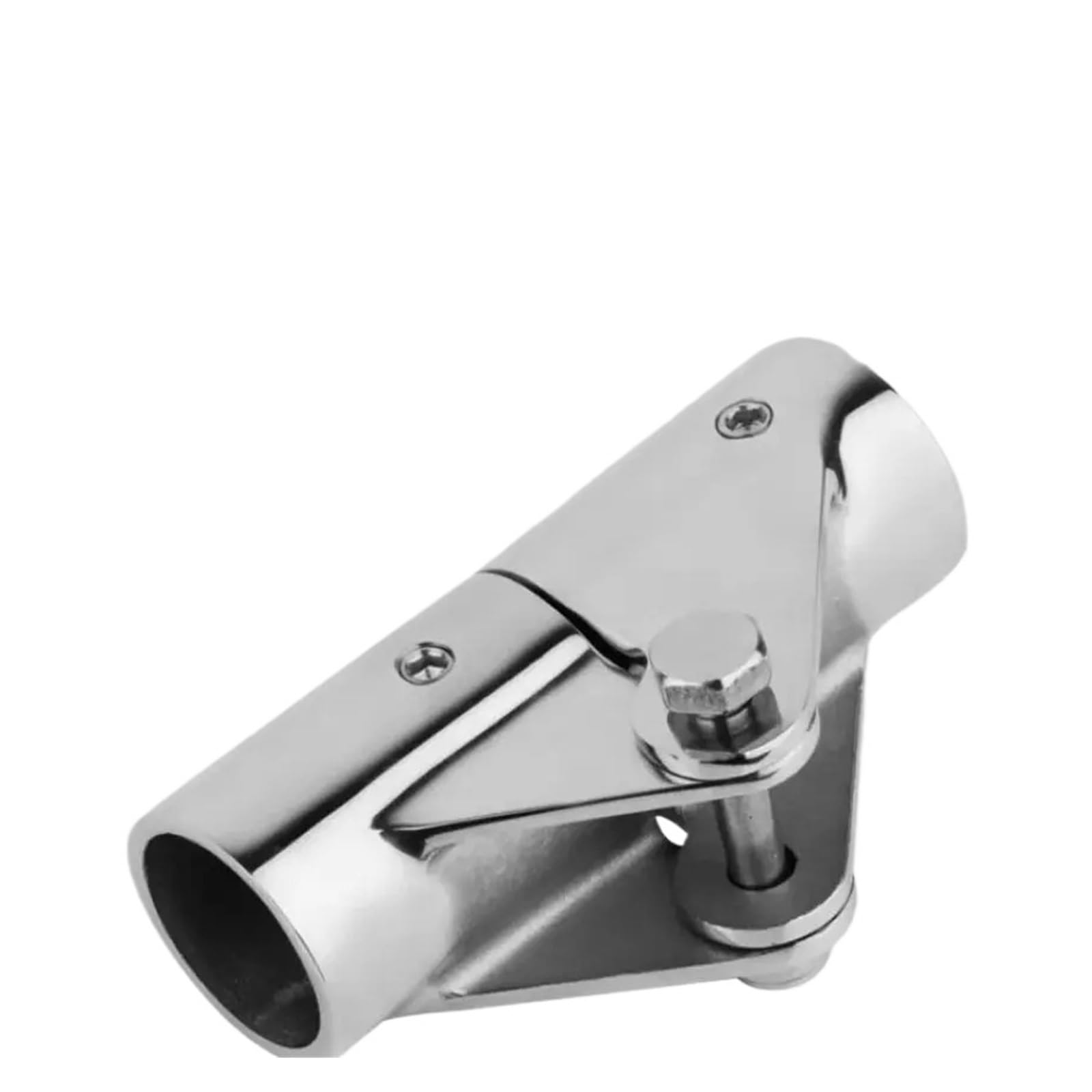 Ship Fittings 22mm/25mm 316 Stainless Steel Boat Folding Swivel Pipe Connector Rail Tube Pipe Fittings for Marine Yacht Boat Marine Hardware(22mm)