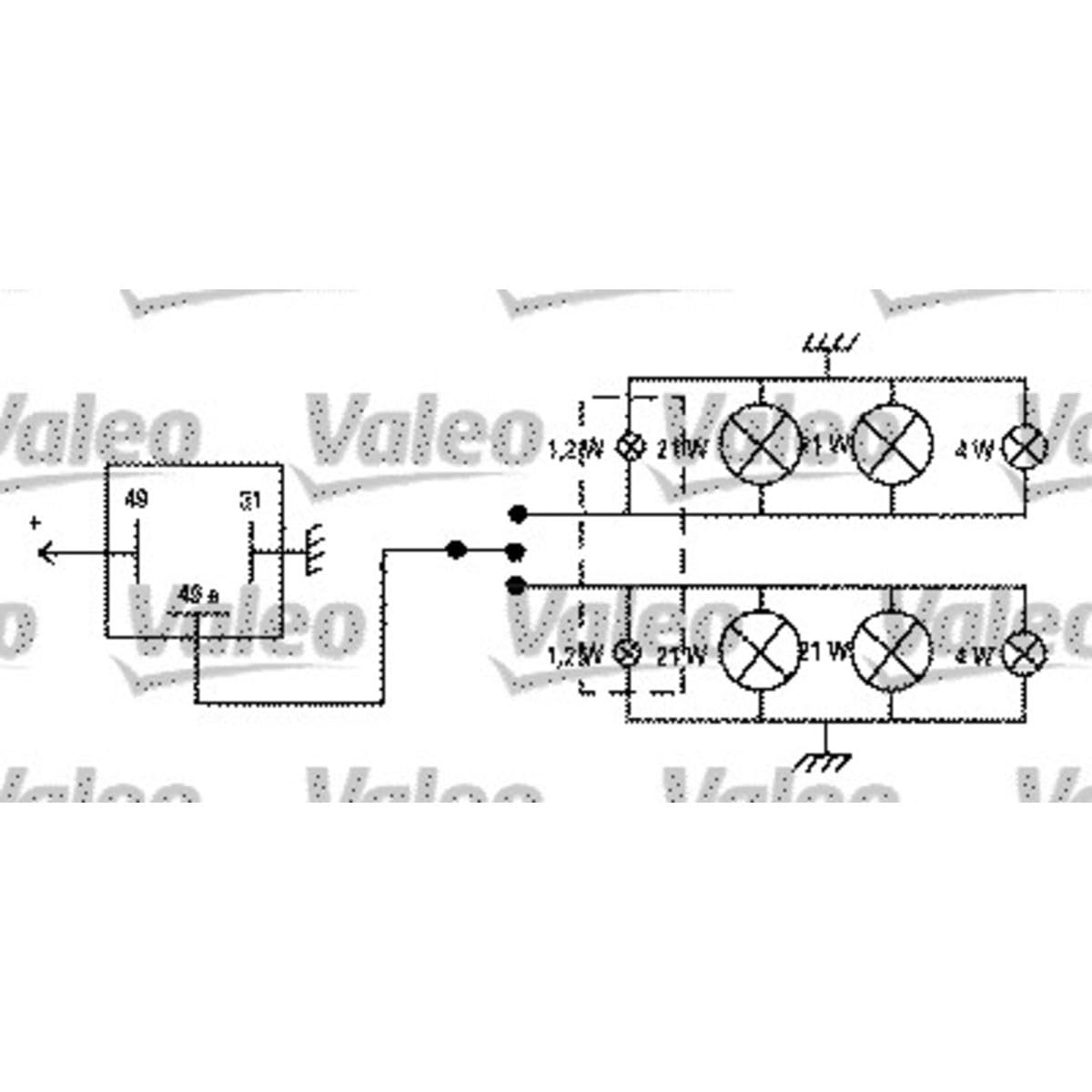 Valeo Intermittenza di lampeggio 641422