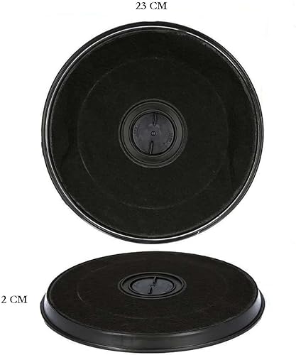 Miniatura 5 de Filtro de repuesto para campana extractora con carbón activado diámetro 9.1 in adaptable Faber y otras marcas