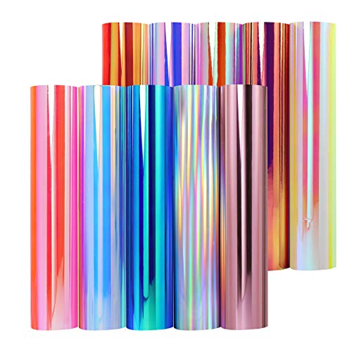 Holographic Opal Vinyl Chrome Vinyl Assorted 10 Colors 12