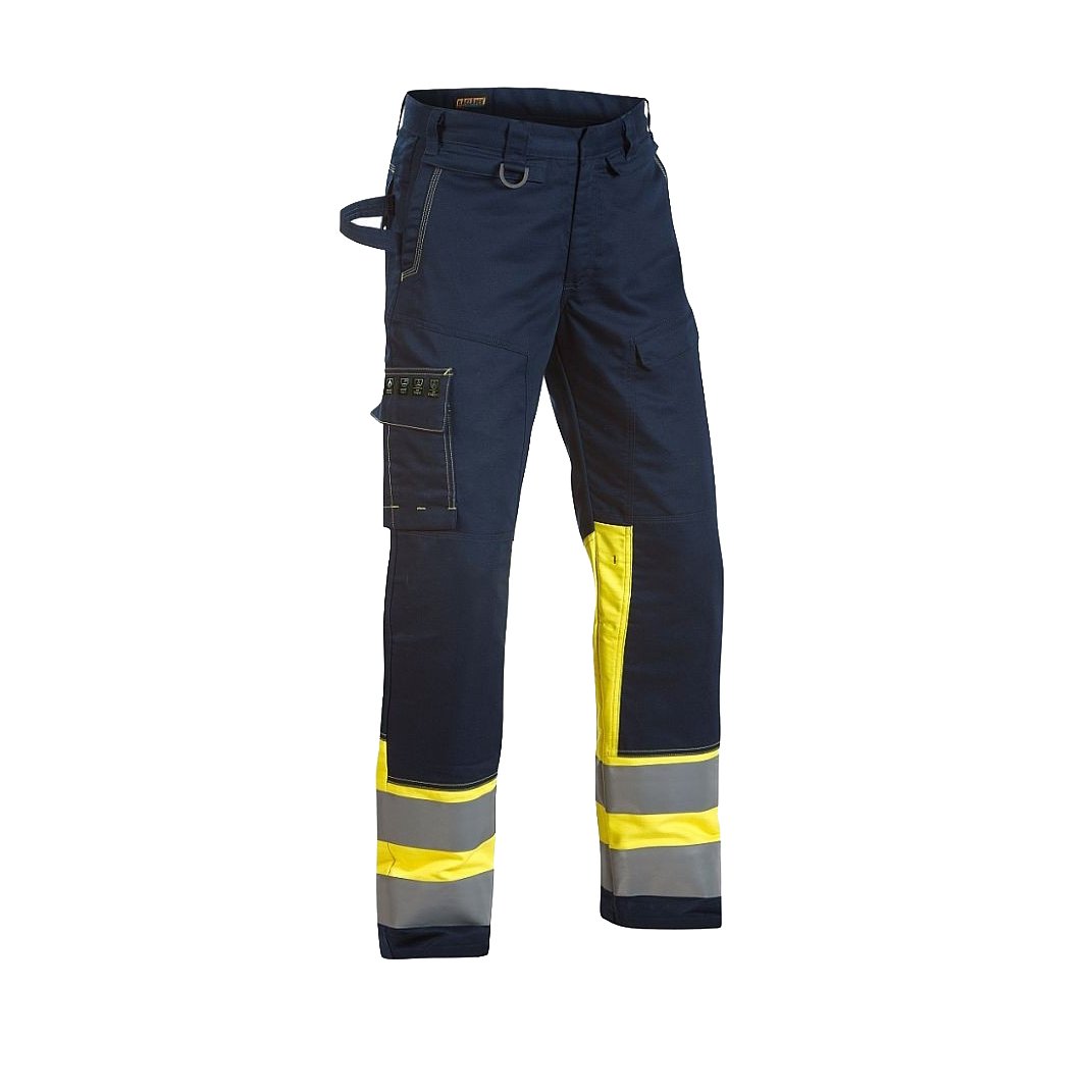 Blakläder 147815148933 Multinorm Bundhose in marineblau-gelb
