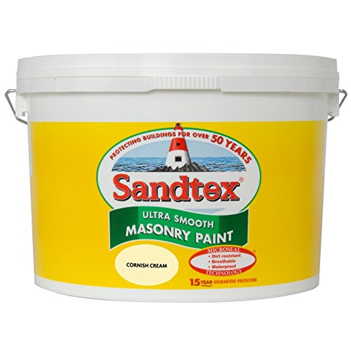 Sandtex Cornish Cream Smooth Masonry 10L