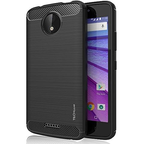TECHGEAR Moto C Flexible Shockproof Case Cover