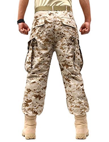 Men's Military Tactical Casual Camouflage Multi-Pocket BDU Cargo Pants Trousers2