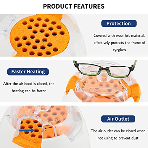 Hanchen Eyeglasses Frame Heater 6 Stage Temperature Control Eyeglasses Legs Heating Machine for Eyeglasses Frame Processing Industries and Shop (110v)