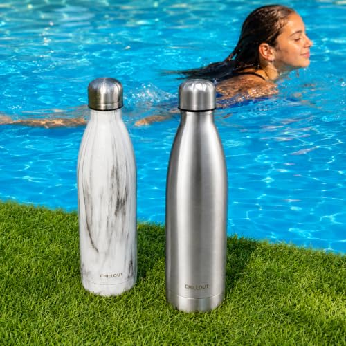 Image of CHILLOUT LIFE 25oz Insulated Stainless Steel Water Bottle, Leak Proof