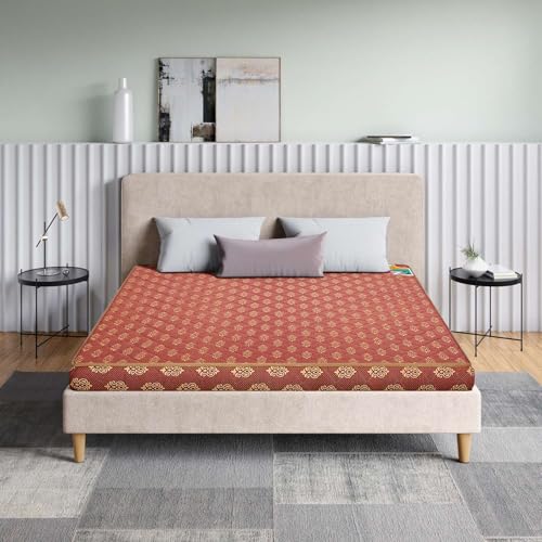Image of Interio by Godrej Vurv Double Bed Foam Mattress (72 x 48 x 5 Inches), 1-Year Warranty, PU Foam