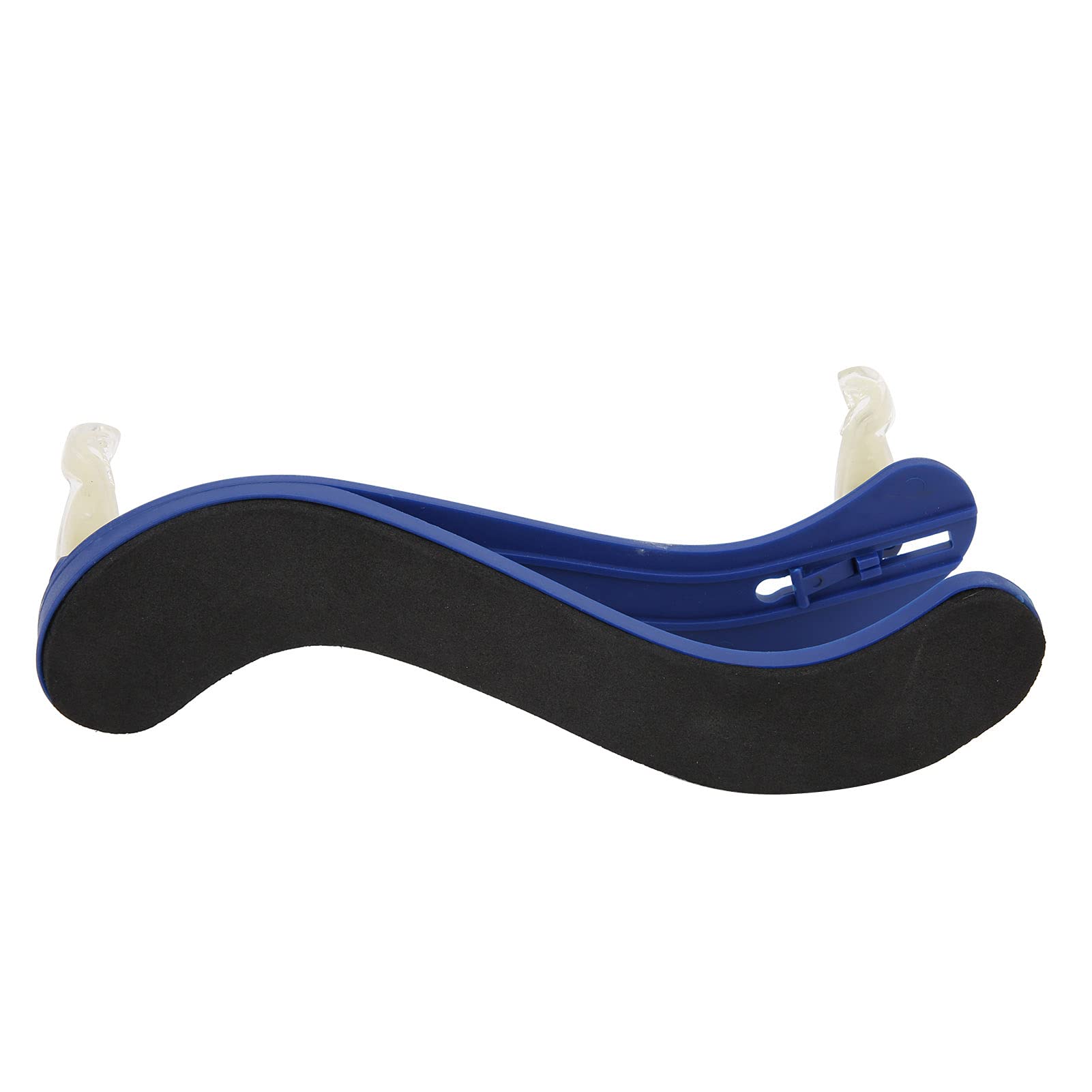 4/4 Violin Chin Rest Stained Boxwood With Standard Bracket installed