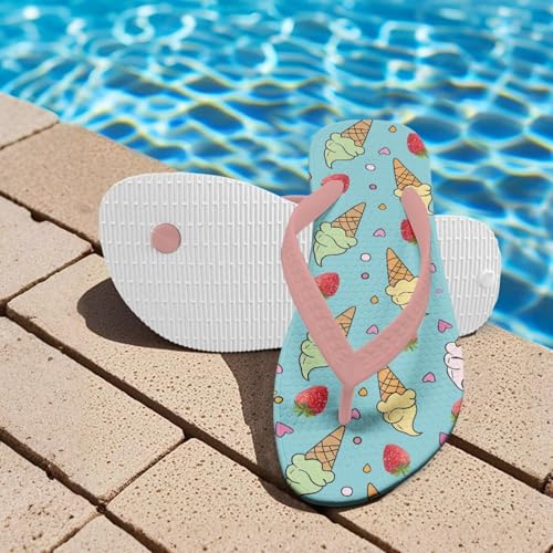 Desserts Girls Sandals Flip Flops Quick Drying Bathroom Slippers Comfy Open Toe Summer Slipper Ultra-Light3