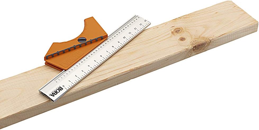 Bora 530416 Quickcut Circular Saw Guide With Rail & Angle Assist, All-In-One Woodworking Tool, Strong Aluminum 16 Inches Long, With A 14-Inch (35.5Cm) Guide Rail 11