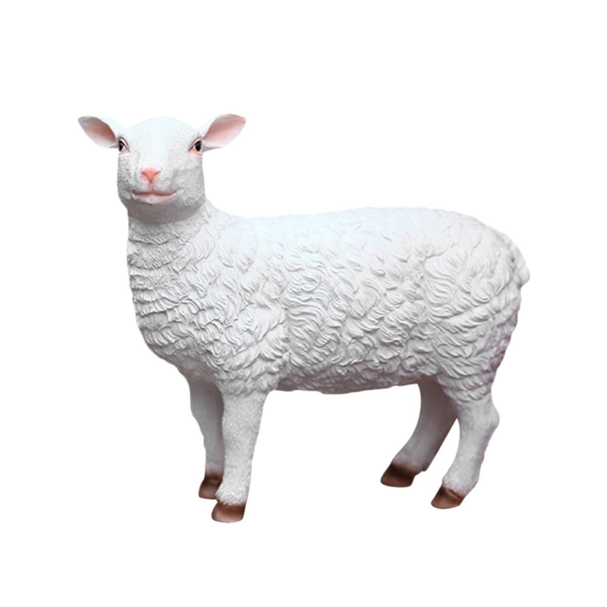 Statue miniature de mouton TEHAUX pour personnaliser vos décors de fêtes