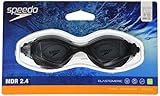 Speedo MDR 2.4 Swim Goggle, Black/Black/Smoke