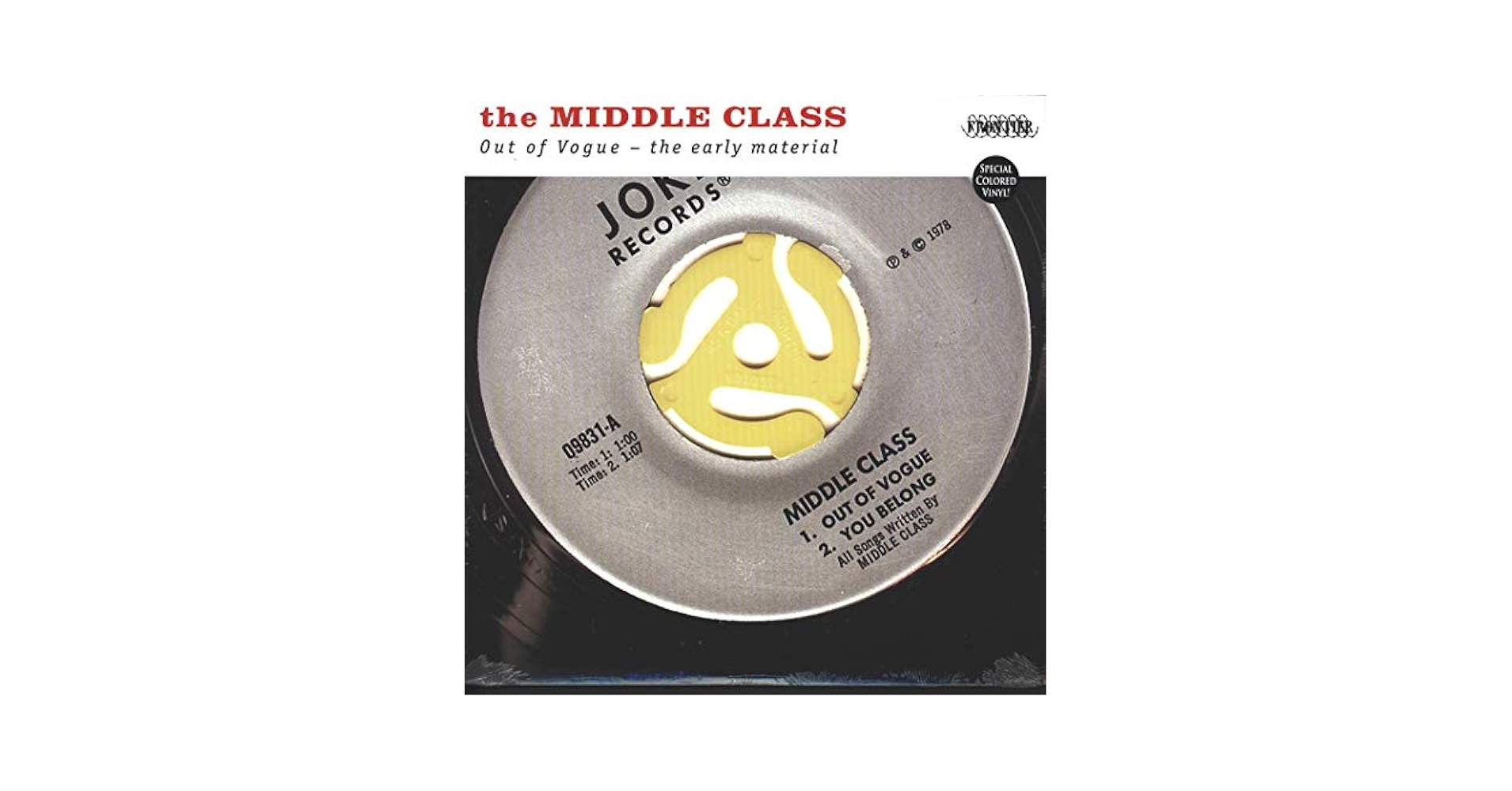 レア盤　The Middle Class – Out Of Vogue EP Out of Vogue - The Early Material | Middle Class