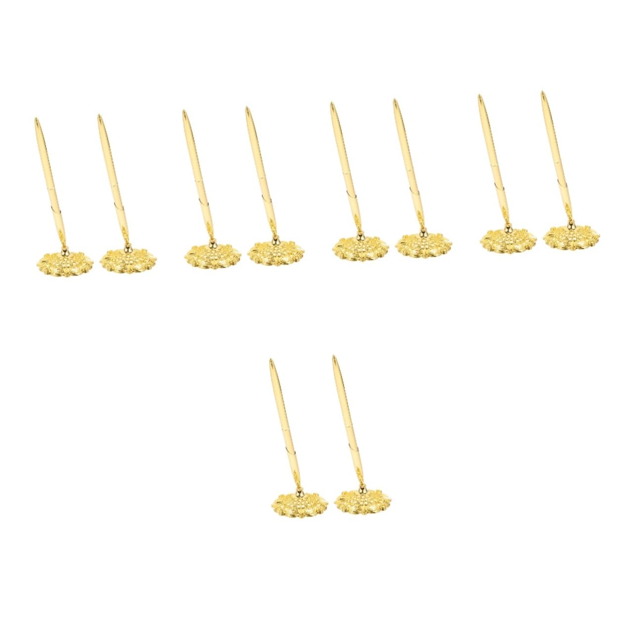 Lurrose 10stücke Professionelle Kugelschreiber Für Büro Eleganter Ballpoint Pen Für Banken Und Hotels Als Schreibzubehör Für Geschäftliche Anlässe
