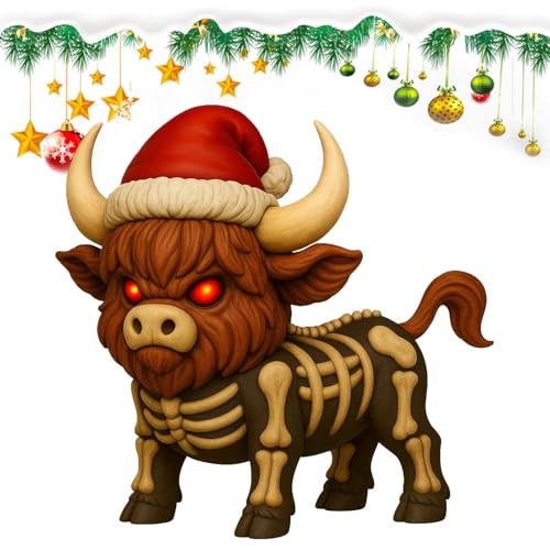 Décorations de vache pour la maison et jardin d'hiver figurine résine - 7