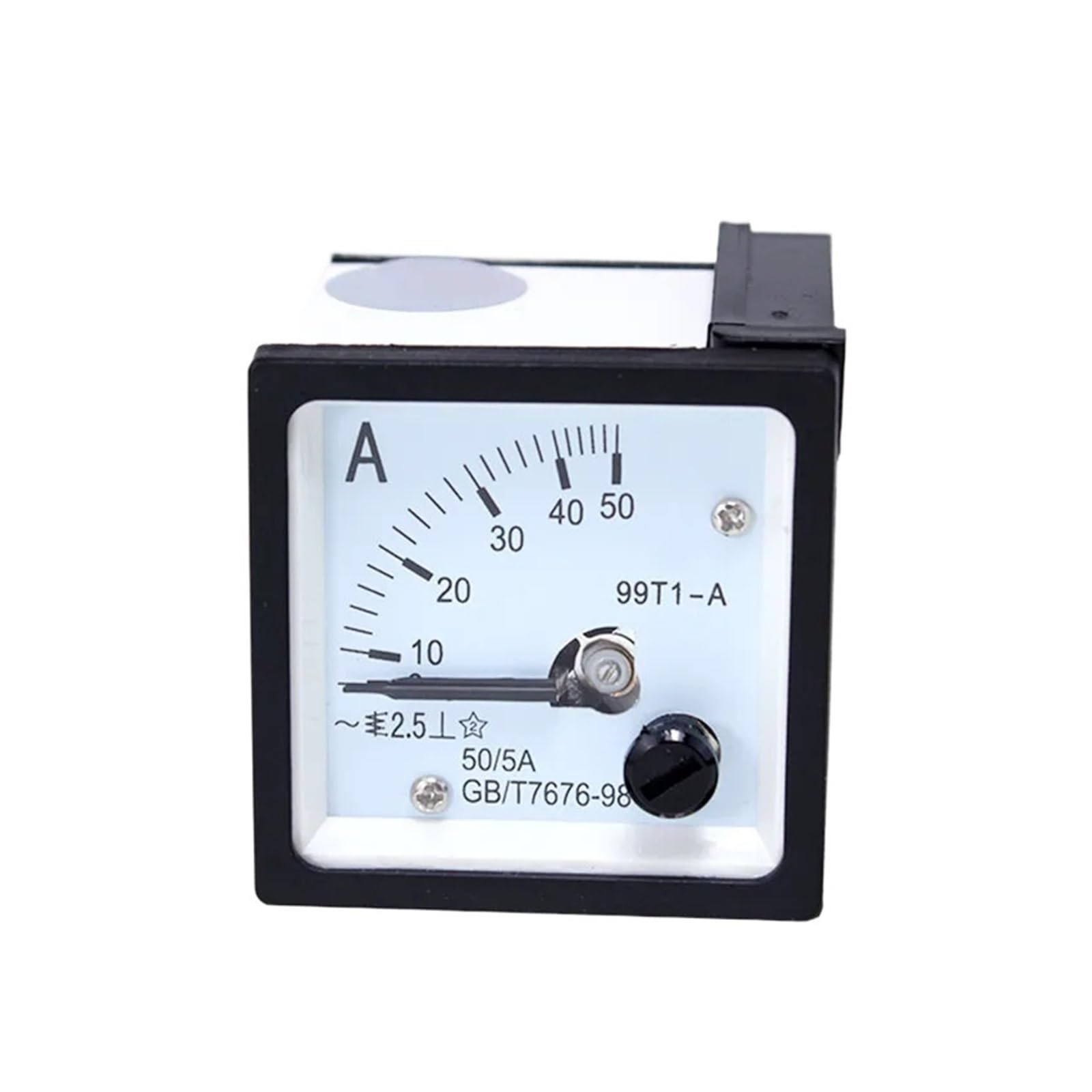 99T1 1A 2A 3A 5A 10A 20A 25A 30A 40A 50A Panel Analog Ampere Meter AC Ammeter 48 * 48mm Current Meter(30A Directly on)