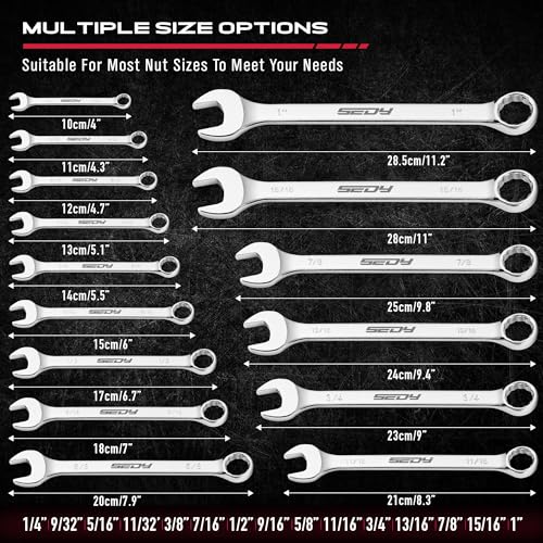 30-Piece Combination Wrench Set