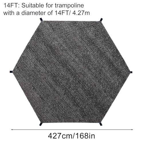 Toldo para trampolín y cubierta de sombrilla multifuncional para jardín 5
