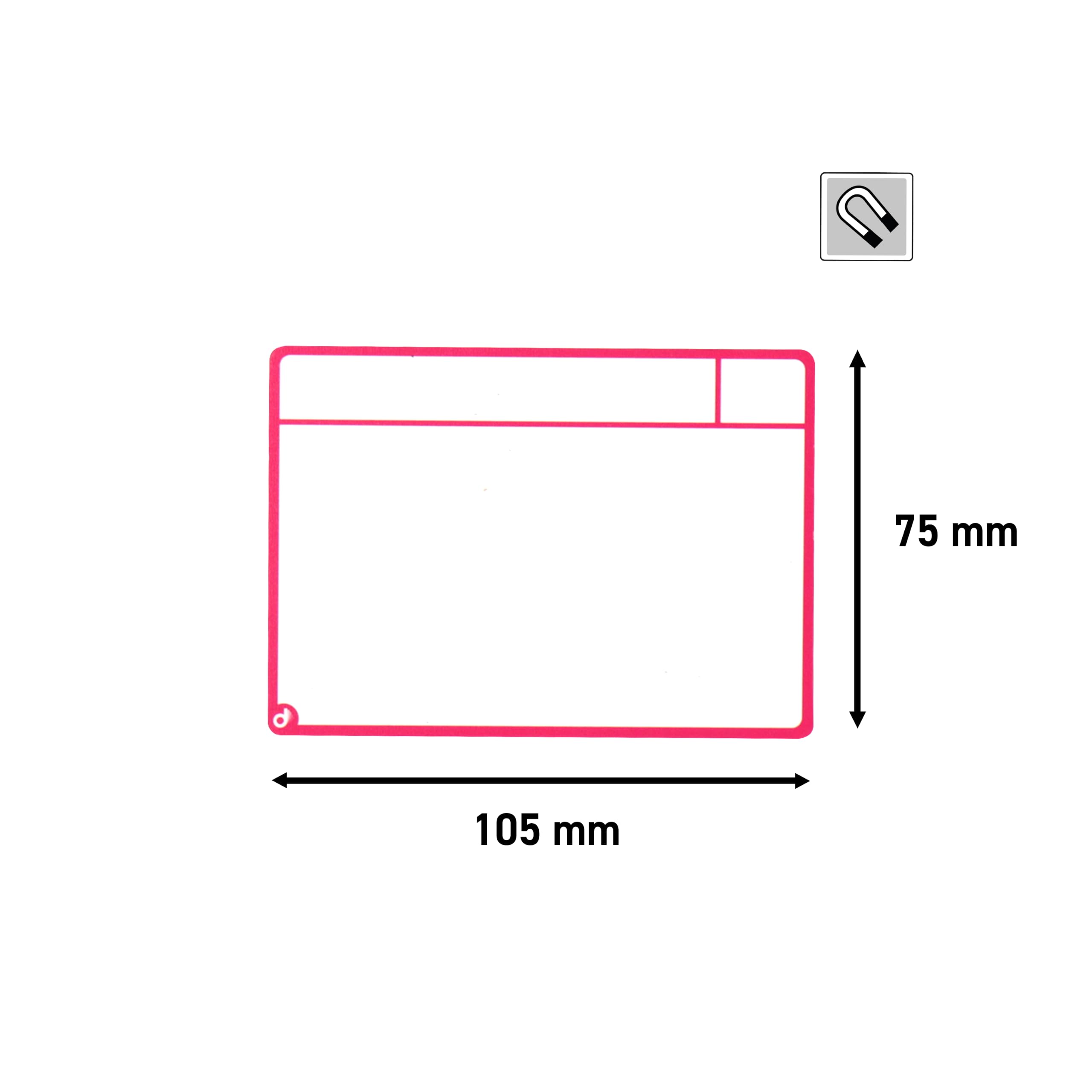 Djois Kit de Cartes magnétiques pour Tableau Blanc – Gestion de Projet Agile, Kanban et Scrum (Tableau Agile, 6 colonnes, Cartes M)
