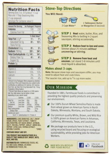 Farmhouse Mexican Rice, 6 Ounce (Pack Of 12) #TOP2