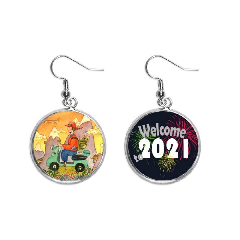 Pendientes de gato Miaoji el regalo ideal de plata y acuarela 5
