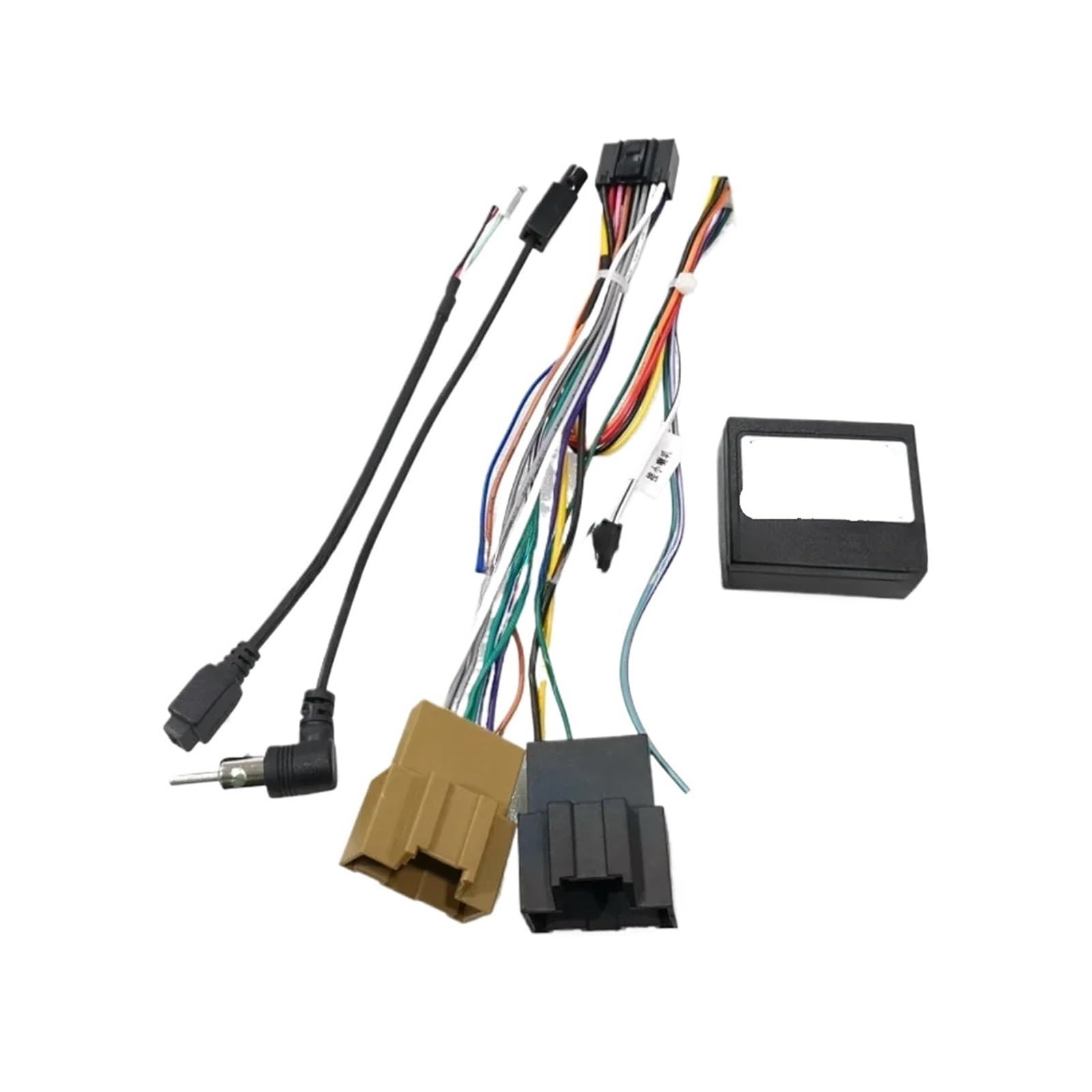 Adaptador de arnés de cableado de 16 pines para coche, decodificador de caja CANbus RZ-GM09, compatible con radio Android para Chevrolet Malibu XL 2016.