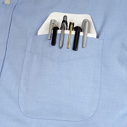 Gadget Nerds PVC-PP-V001 5X Flat White No Flap Super Duper Thick Pocket Protectors thumb #2