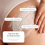 frank body Glycolic Acid Body Scrub | Fights KP & Breakouts, Spots & Tighten Pores | Reduces Acne with Niacinamide & Soothes with Witch Hazel | Glycolic Acid & Pumice | 8.82 oz | Pack of 1 - Image 3